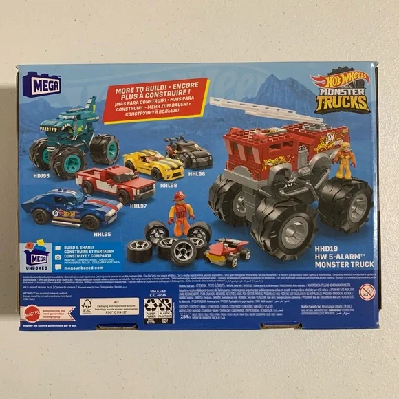 Mega Hot Wheels Monster Trucks HW 5-Alarm Monster Truck-New